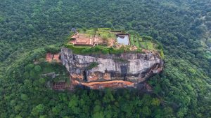 Sigiriya Rock from the sky