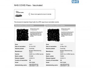covid vaccination records